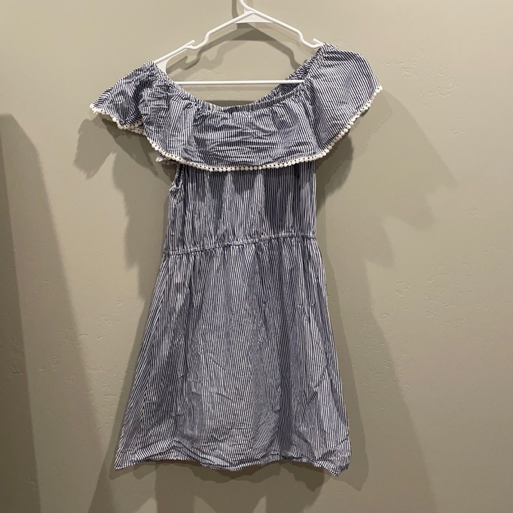 Blue and White Summer Dress